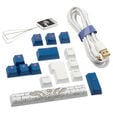 Ducky One 2 SF Gaming Keyboard, MX-Blue, RGB LED - white image number null