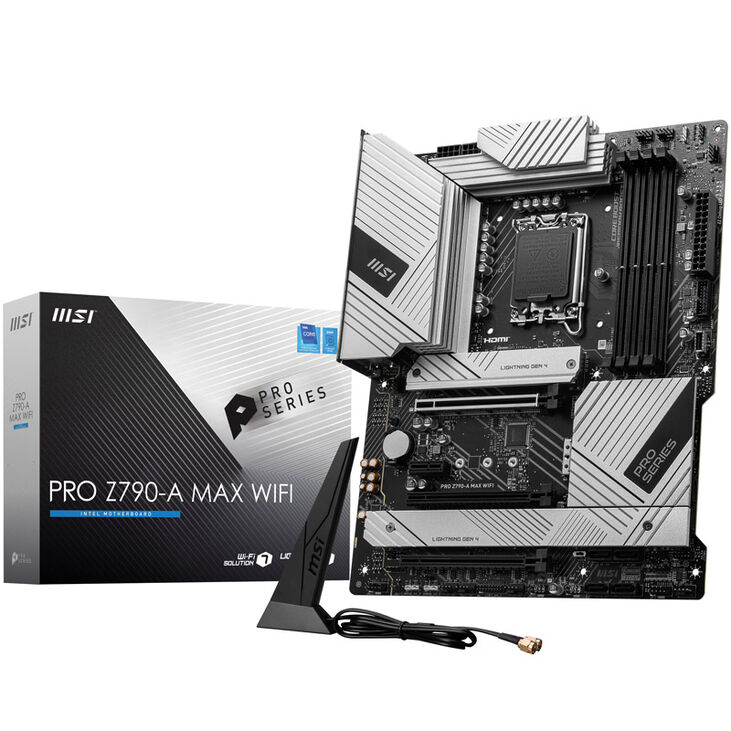 MSI Pro Z790-A Max WiFi, Sockel LGA 1700, Intel Z790, ATX - DDR5 image number 0