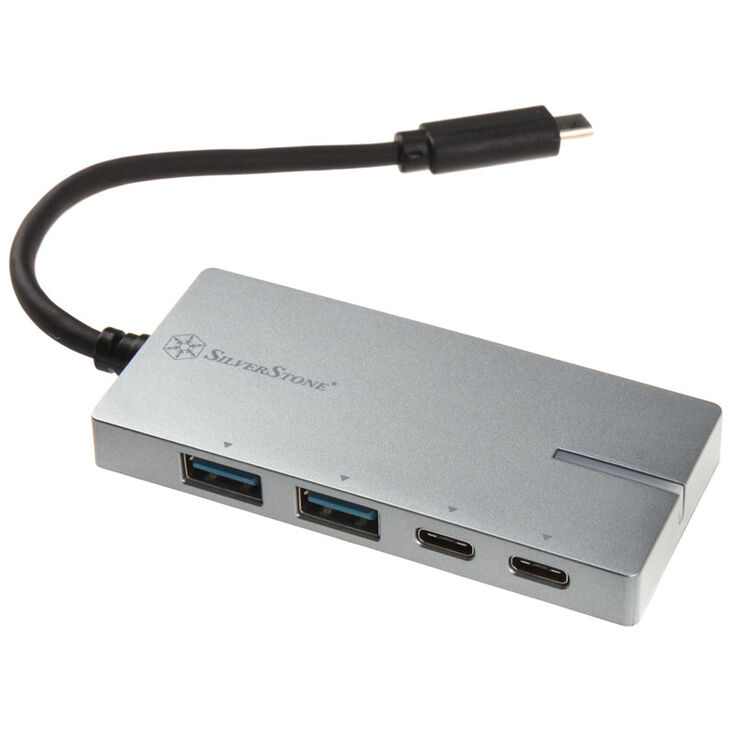 SilverStone SST-EP09C USB 3.1-C -Port - silber image number 0