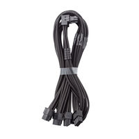 CableMod C-Series Pro Connection Cable - Variant B, 90°, 16-Pin to 4x 8-Pin PCIe, black