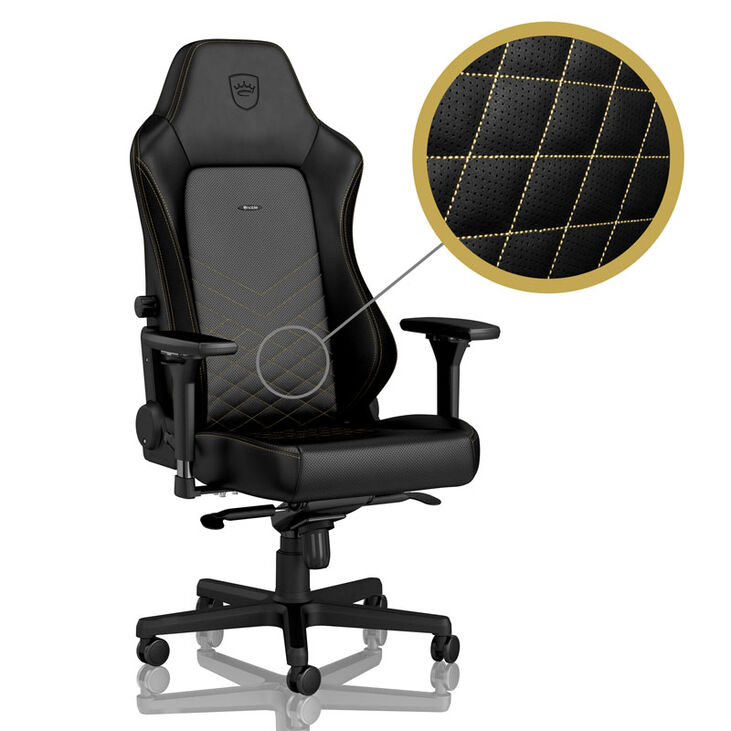 noblechairs HERO Gaming Stuhl - schwarz/gold image number 0