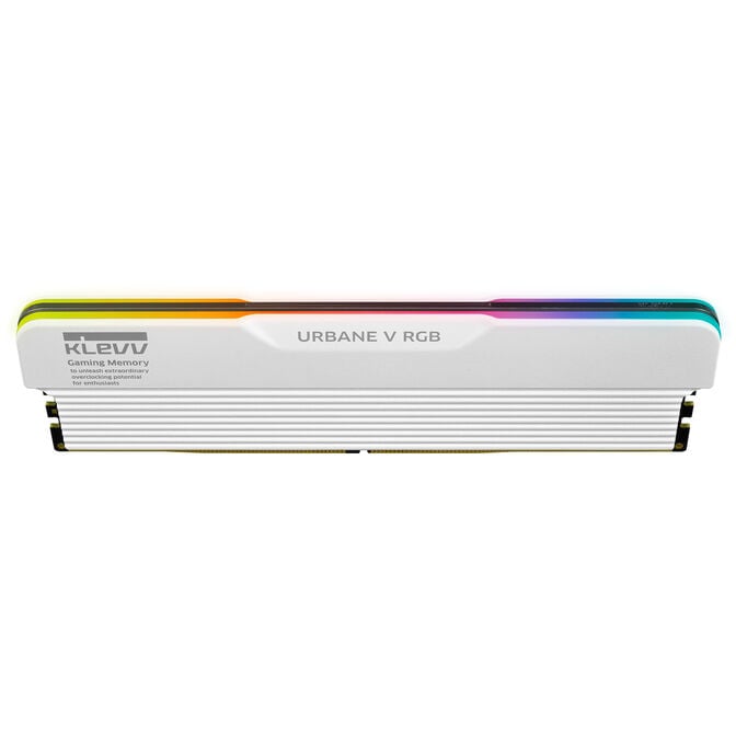 KLEVV URBANE V RGB DDR5-6000 RAM, CL30, XMP 3.0 & EXPO - 32 GB Dual-Kit, wei&szlig; image number 1