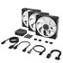 Corsair iCUE Link LX120 RGB, PWM Lüfter, 3er Pack - 120mm, schwarz image number null