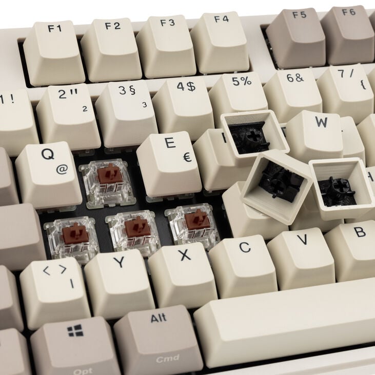 Ducky Origin Vintage Gaming Keyboard, Cherry MX-Brown image number 4