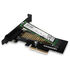 AXAGON PCEM2-N PCIe 3.0 x4 adapter, 1x M.2 NVMe SSD, up to 2280 - passive cooling image number null