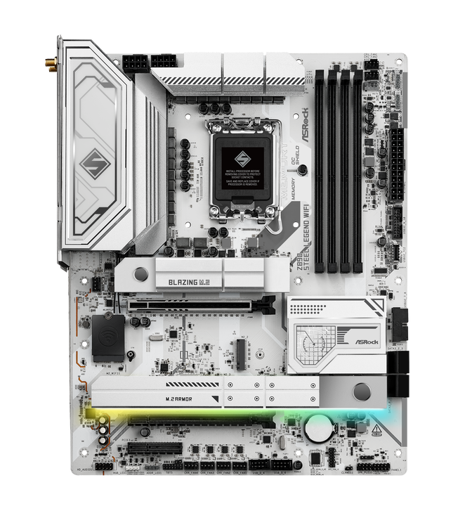 ASRock Z890 Steel Legend WiFi motherboard, socket LGA 1851, Intel Z890, ATX, DDR5 image number 4