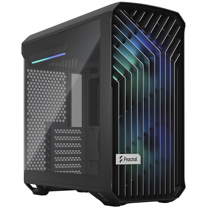 Fractal Design Torrent Compact RGB Midi-Tower Light Tint, Tempered Glass, schwarz image number 0