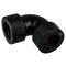 Alphacool HT Adapter 90 Degree 16mm OD to 16mm OD Hardtube - knurled, black
