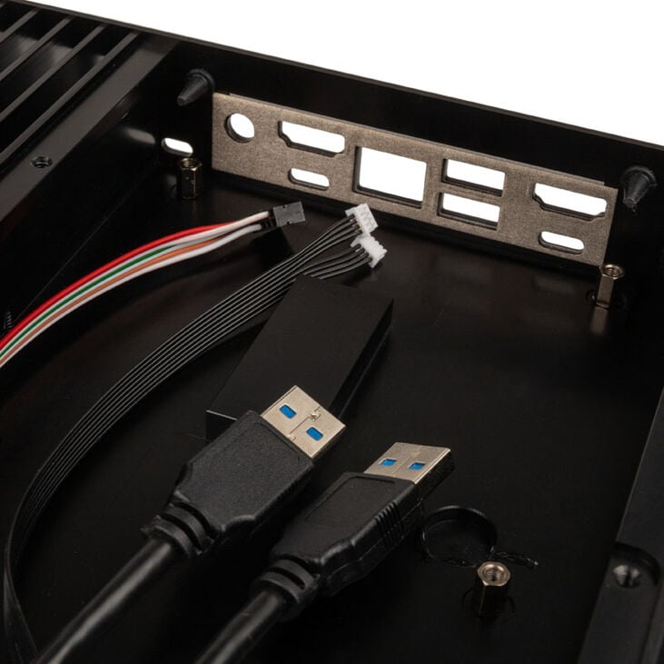 Akasa Plato TN UCFF-Gehäuse (Intel NUC), OEM - schwarz image number 6