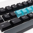 Ducky Skyline PBT Tripleshot Set - 133 Keycaps, ANSI-US Layout, ANSI-US Layout image number null