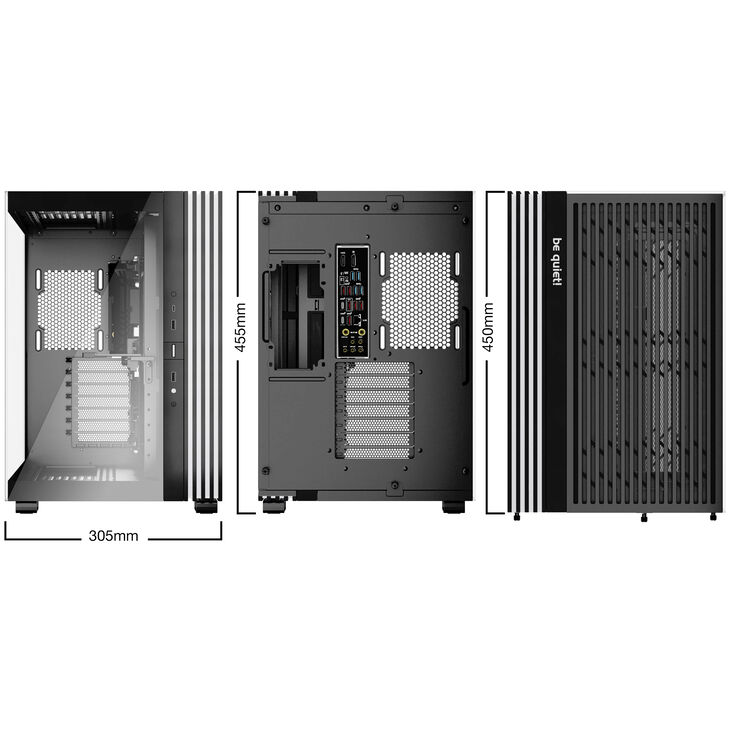 be quiet! Light Base 600 DX Midi-Tower, Tempered Glass, ARGB - schwarz image number 7
