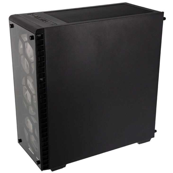 Kolink Observatory RGB Midi-Tower, Tempered Glass - schwarz Window image number 2