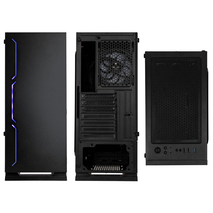 Kolink Inspire K11 ARGB Midi-Tower, Tempered Glass - schwarz image number 3