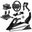 Res-Tech GT Cockpit Simracing Rig - Shiny White+ MOZA Bundle image number null