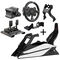 Res-Tech GT Cockpit Simracing Rig - Shiny White+ MOZA Bundle