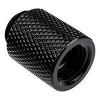 Alphacool Eiszapfen Verl&auml;ngerung 20mm G1/4 AG auf G1/4 IG - schwarz