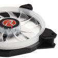 Raijintek IRIS 14 Rainbow RGB LED-L&uuml;fter, 2er Set inkl. Controller - 140mm image number null