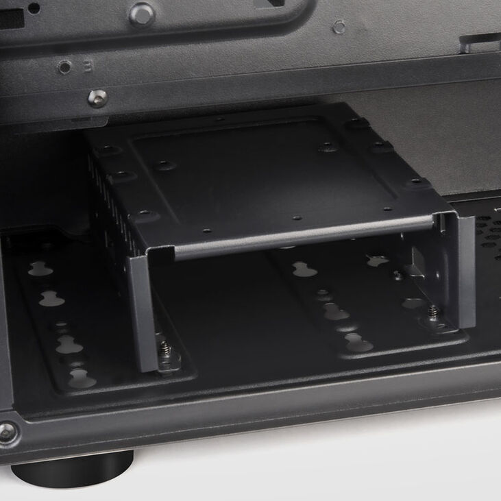 SilverStone Fara R1 V2 Mid Tower, Tempered Glass - Black image number 5