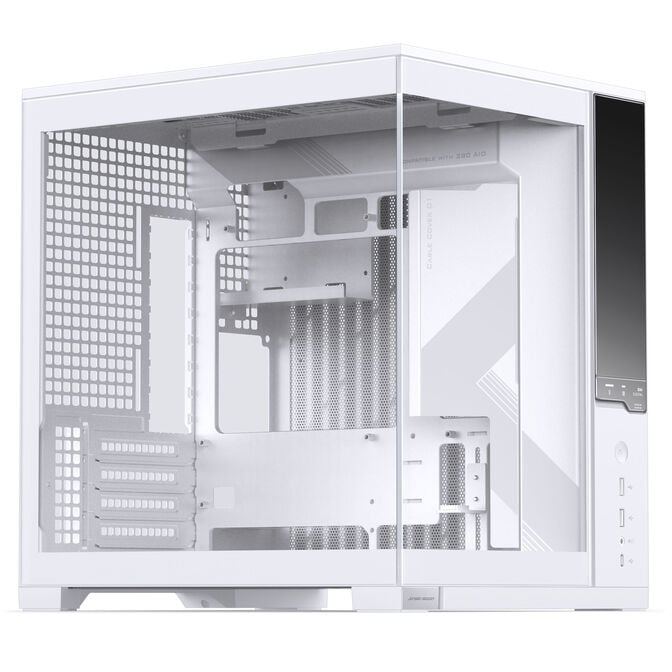Jonsbo D34 PC-Geh&auml;use, Mini-Tower mATX, Display - wei&szlig; image number 0