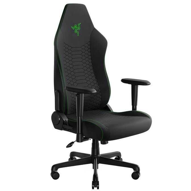 Razer Iskur V2 X Gaming Chair, integrated lumbar support, reclining - black, fabric image number 0