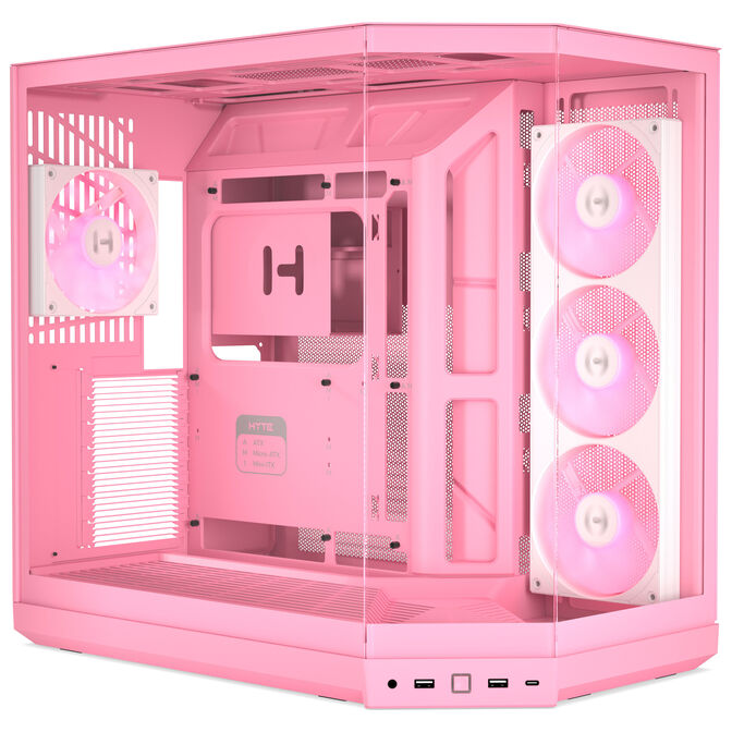 HYTE Y50 Midi Tower - Strawberry Milk image number 0