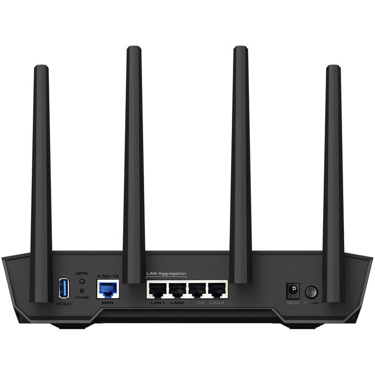 ASUS TUF Gaming TUF-AX4200 Gaming Router, WiFi 6, 2,5 Gbps, AiMesh - schwarz image number 6