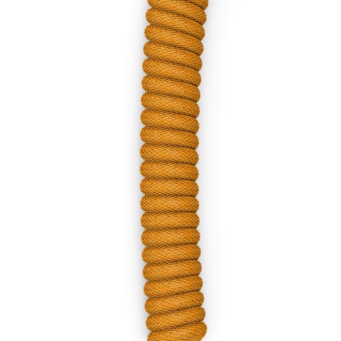 Glorious Coiled Cable Glorious Gold, USB-C to USB-A - 1,37m, gold image number 4