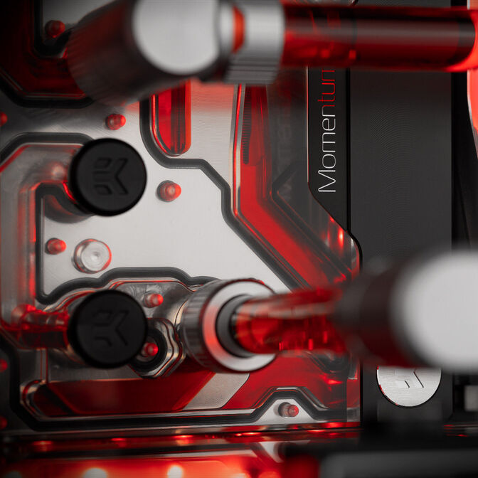 EK Water Blocks EK-Quantum Momentum&sup2; ROG Maximus Z790 Extreme D-RGB - Acrylic image number 4