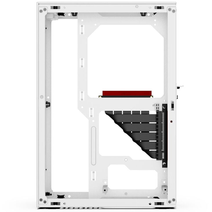 Ssupd Meshlicious Full Mesh PCIE 4.0 Edition Mini-ITX Gehäuse - weiß image number 2