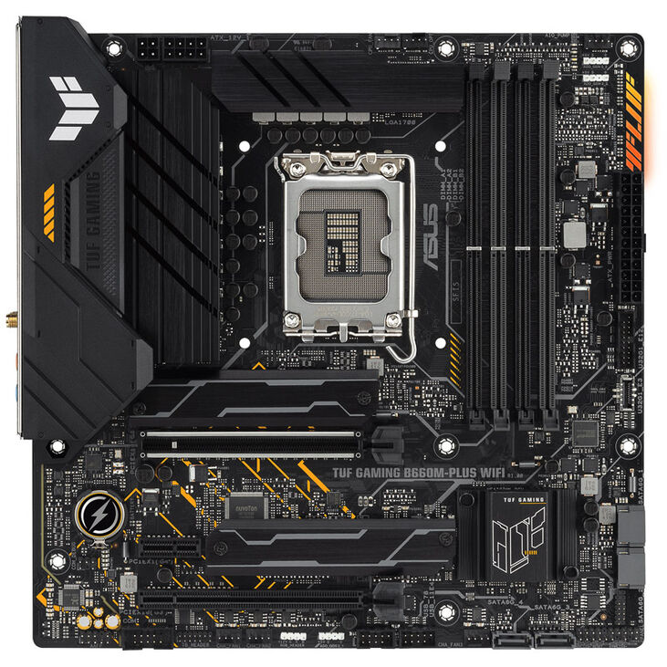 ASUS TUF Gaming B660M-Plus WiFi, Intel B660 Mainboard - Sockel 1700, DDR5 image number 2