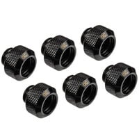 Alphacool Eiszapfen 13mm Hardtube Anschraubt&uuml;lle G1/4, 6-Pack - schwarz