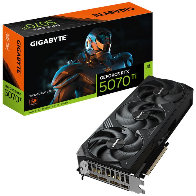 Gigabyte GeForce RTX 5070 Ti Windforce SFF 16G, 16384 MB GDDR7 image number 0