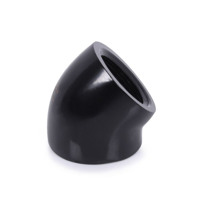 Alphacool 45 Grad G1/4 Zoll IG auf G1/4 Zoll IG, schwarz image number 0