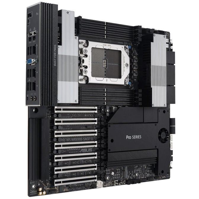 ASUS Pro WS WRX90E-Sage SE, AMD WRX90 Mainboard, Sockel sTR5, DDR5 image number 4
