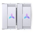 Jonsbo CR-3000E CPU-K&uuml;hler, Dual-Tower, RGB - 120mm, wei&szlig; image number null