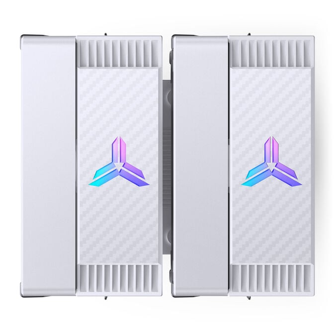 Jonsbo CR-3000E CPU-K&uuml;hler, Dual-Tower, RGB - 120mm, wei&szlig; image number 6