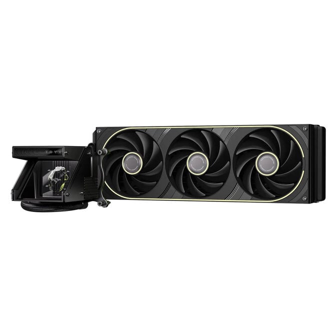 TRYX HOLO ARGB 360 AiO-Wasserk&uuml;hlung, 360 mm, Hologramm-Display, ARGB - schwarz image number 2