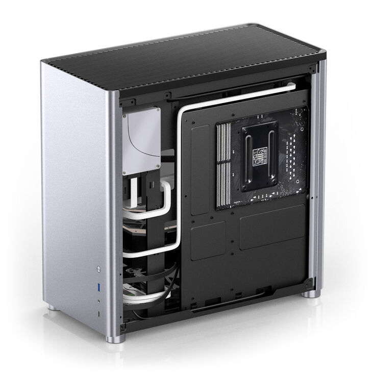 Jonsbo D40 ATX Gehäuse, Tempered Glass - silber image number 8