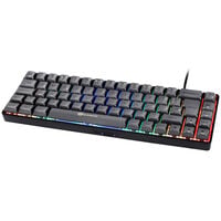 GAMIAC TKL69G SF Gaming Keyboard, Kailh Blue Switches, RGB - black/grey