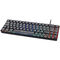GAMIAC TKL69G SF Gaming Keyboard, Kailh Blue Switches, RGB - black/grey