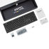 Ducky Zero 6108 Classic Black kabellose Gaming Tastatur, RGB - Cherry MX2A Blue, ISO (DE) image number null
