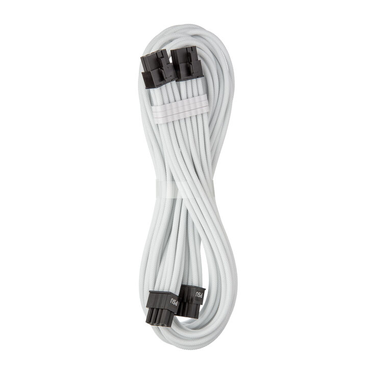 CableMod C-Series Pro ModMesh Bridged Anschlusskabel - 8+8-Pin PCIe, weiß, 60cm image number 0