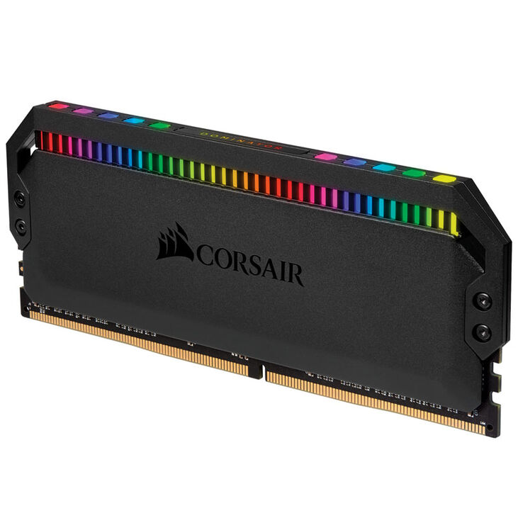 Corsair Dominator Platinum RGB DDR4-3600 RAM, CL18, XMP - 16 GB Dual-Kit, black image number 2