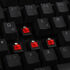 Ducky One 2 Backlit PBT Gaming Keyboard, MX Red, White LED - Black image number null