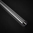 Bitspower None Chamfer PETG Link Tube 16/12mm, 50cm - transparent image number null