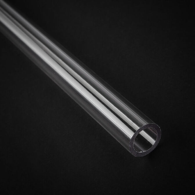 Bitspower None Chamfer PETG Link Tube 16/12mm, 50cm - transparent image number 0