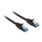 InLine Patch Cable Cat.6A, S/FTP (PiMf), 500MHz, black - 10m