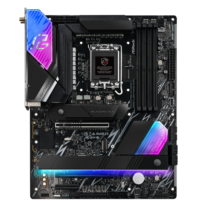 ASRock Z890 Lightning WiFi motherboard, socket LGA 1851, Intel Z890, ATX, DDR5 image number 4