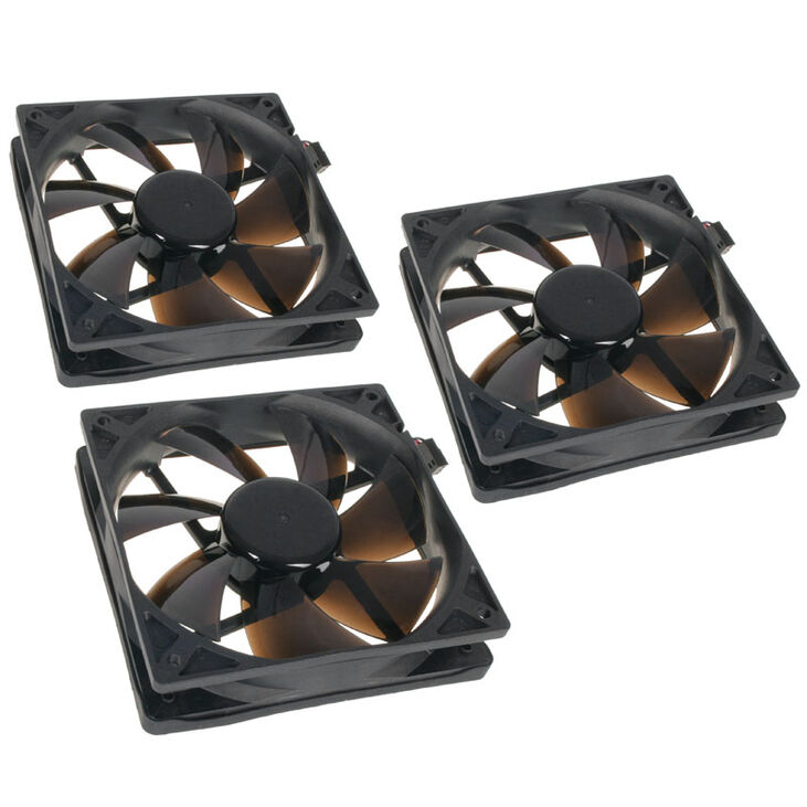 Noiseblocker BlackSilent Pro Fan PL2 - 120mm, 3 pieces image number 0