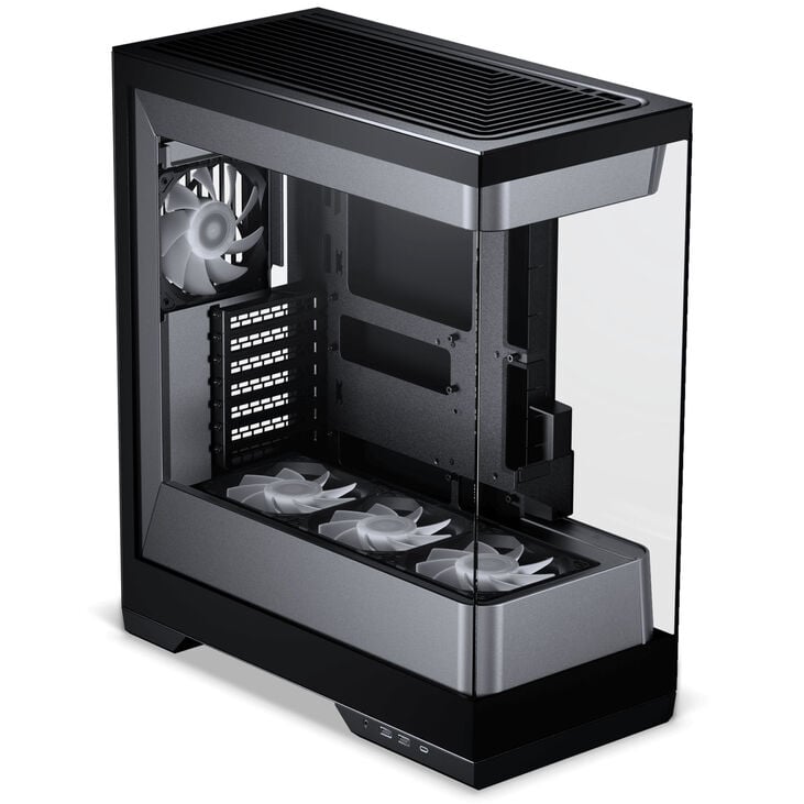 Phanteks Evolv S2 PC-Gehäuse, Midi-Tower, E-ATX, RGB, Tempered Glass - schwarz image number 3